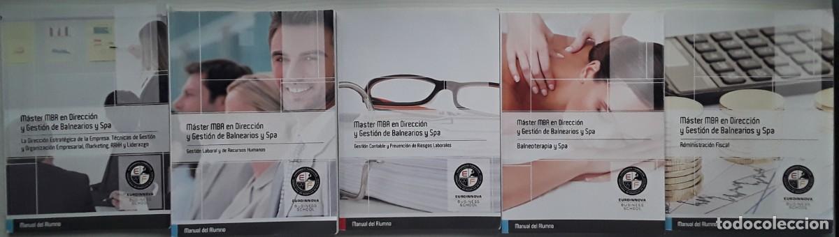 Libros de segunda mano: LOTE DE 5 LIBROS M&Aacute;STER MBA EN DIRECCI&Oacute;N Y GESTI&Oacute;N DE BALNEARIOS Y SPA. - Foto 1