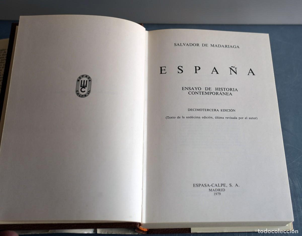 Libros de segunda mano: ESPA&Ntilde;A , Salvador de Madariaga - Foto 2