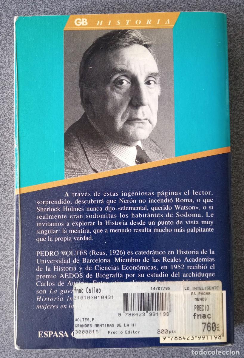 Libros de segunda mano: Grandes Mentiras De La Historia Pedro Voltes - Foto 7