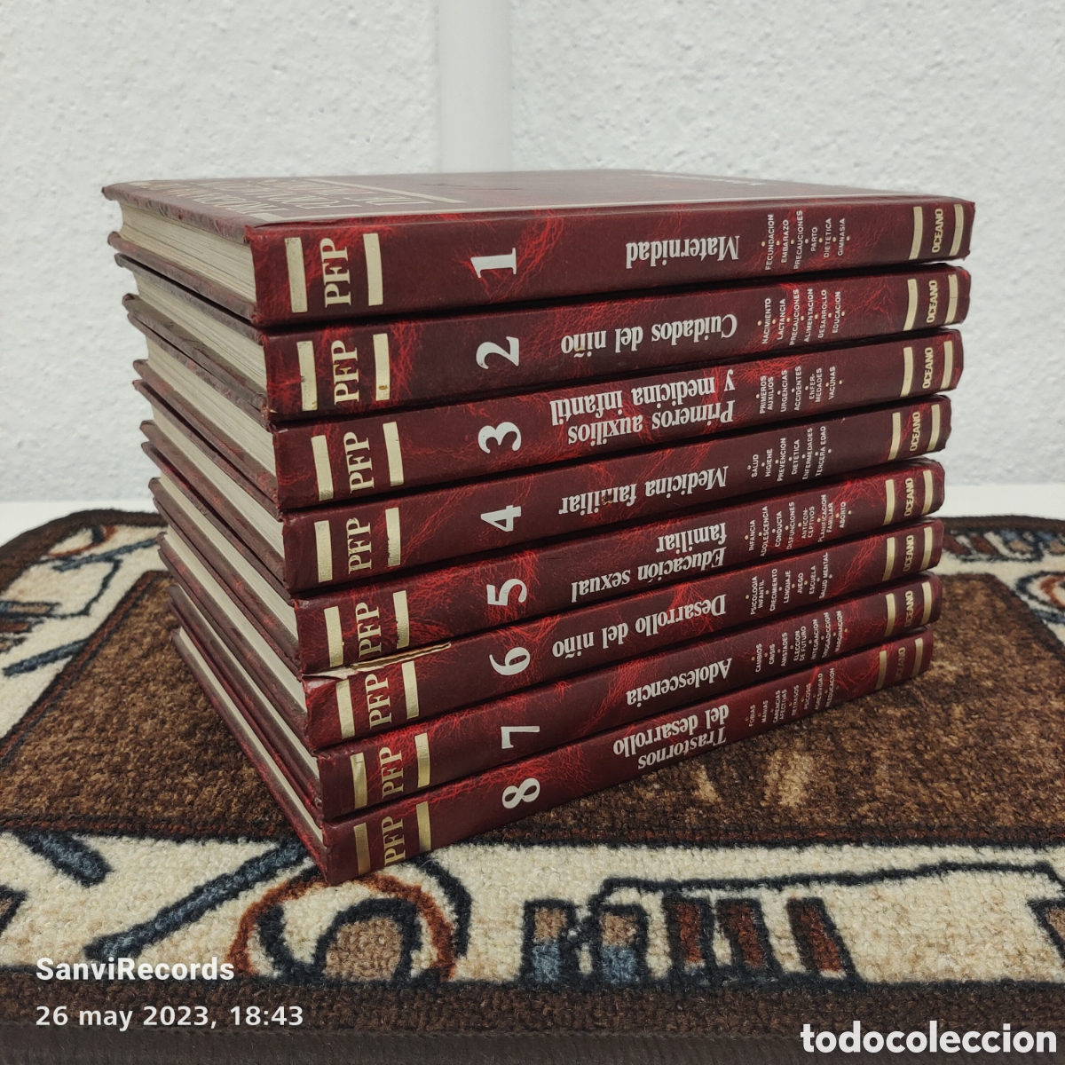 Libros de segunda mano: PROGRAMA DE FORMACI&Oacute;N DE PADRES, 8 TOMOS (OCEANO) - Foto 1