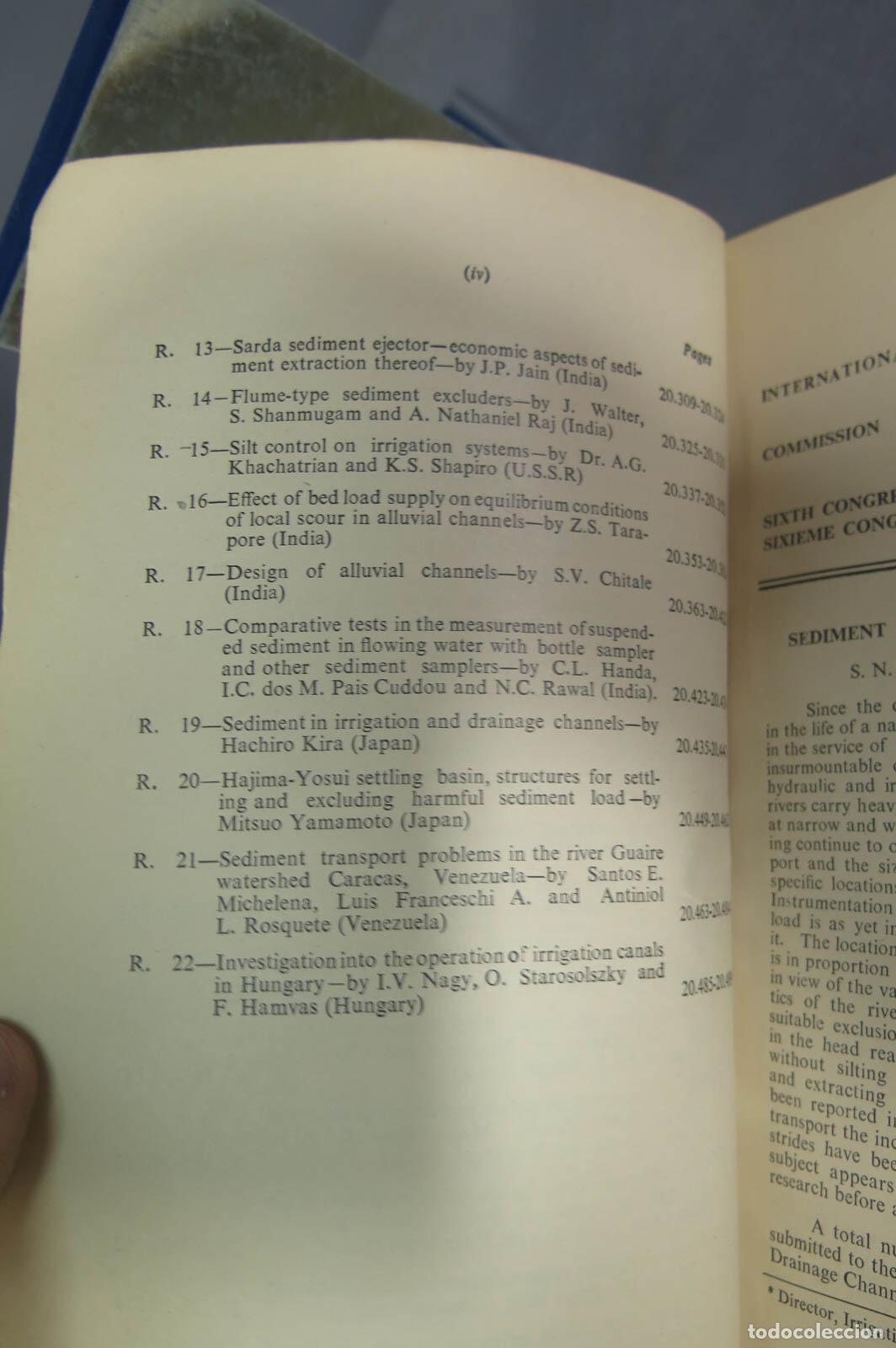 Libros de segunda mano: Sixth Congress Irrigation and Drainage - Foto 3