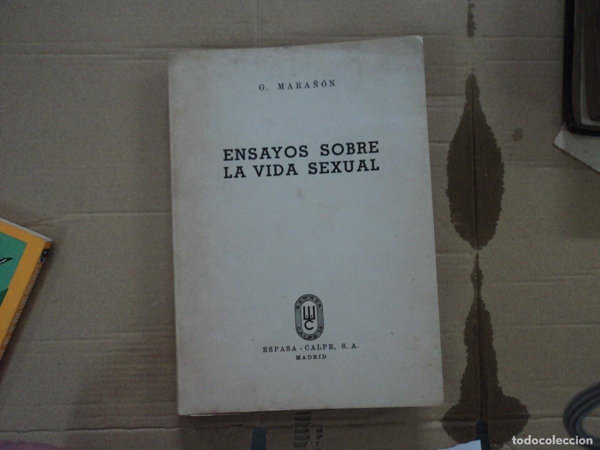 Libros de segunda mano: Ensayos sobre la vida sexual - G. Mara&ntilde;on - Foto 1