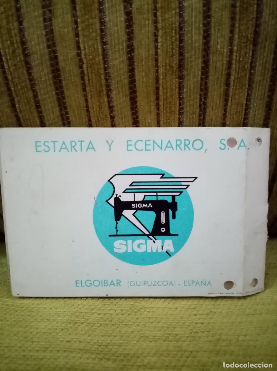 Libros de segunda mano: LIBRO INSTRUCCIONES SIGMA - Foto 2