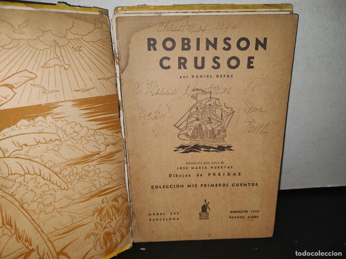 Libros de segunda mano: 72- ROBINSON CRUSOE - DANIEL DEFOE - 1942 - Foto 3