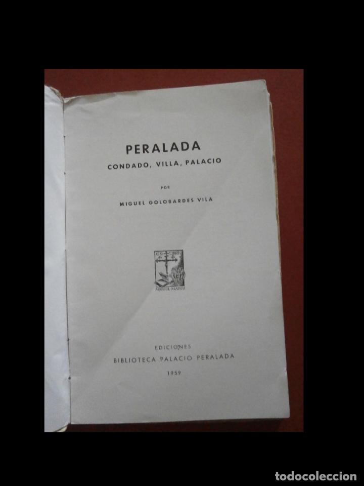 Libros de segunda mano: Perelada. Condado, villa, papacio. Miguel Golobardes Vila - Foto 6