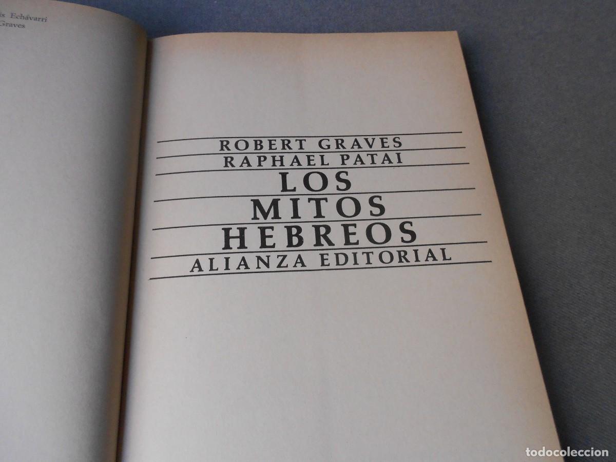 Libros de segunda mano: LOS MITOS HEBREOS - Foto 2
