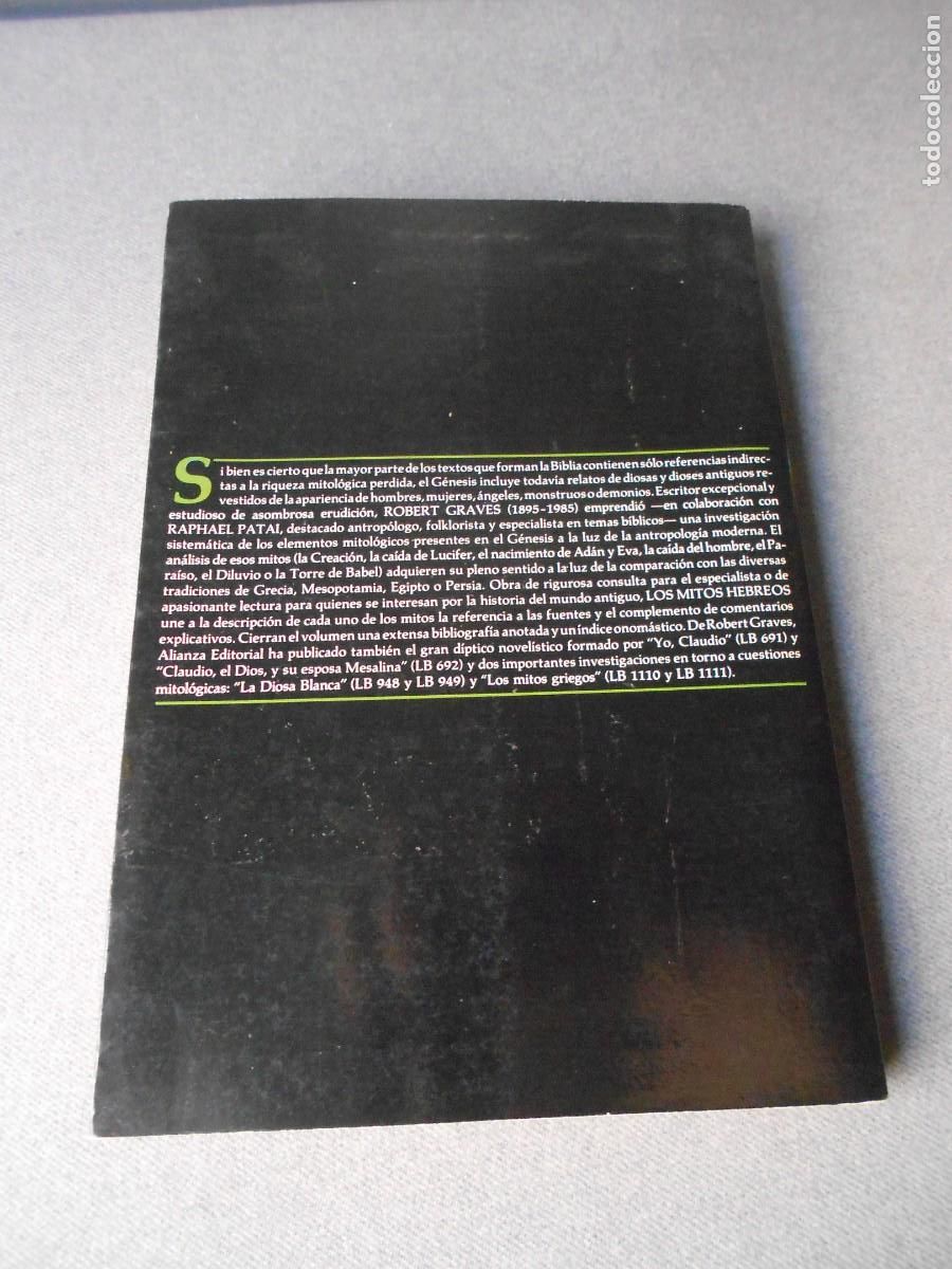 Libros de segunda mano: LOS MITOS HEBREOS - Foto 5