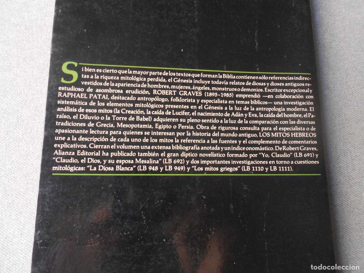 Libros de segunda mano: LOS MITOS HEBREOS - Foto 6