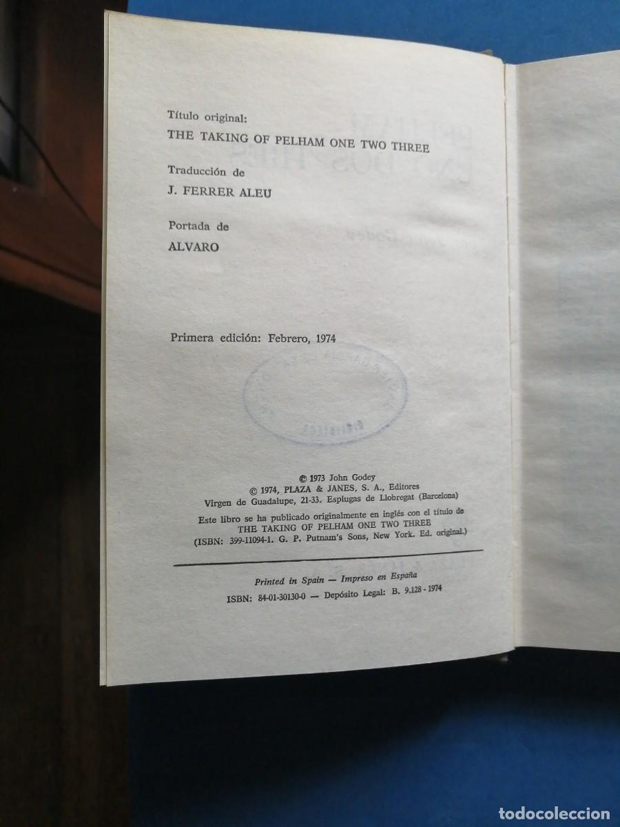 Libros de segunda mano: Pelham uno dos tres por John Godey, 1 EDICION - Foto 4