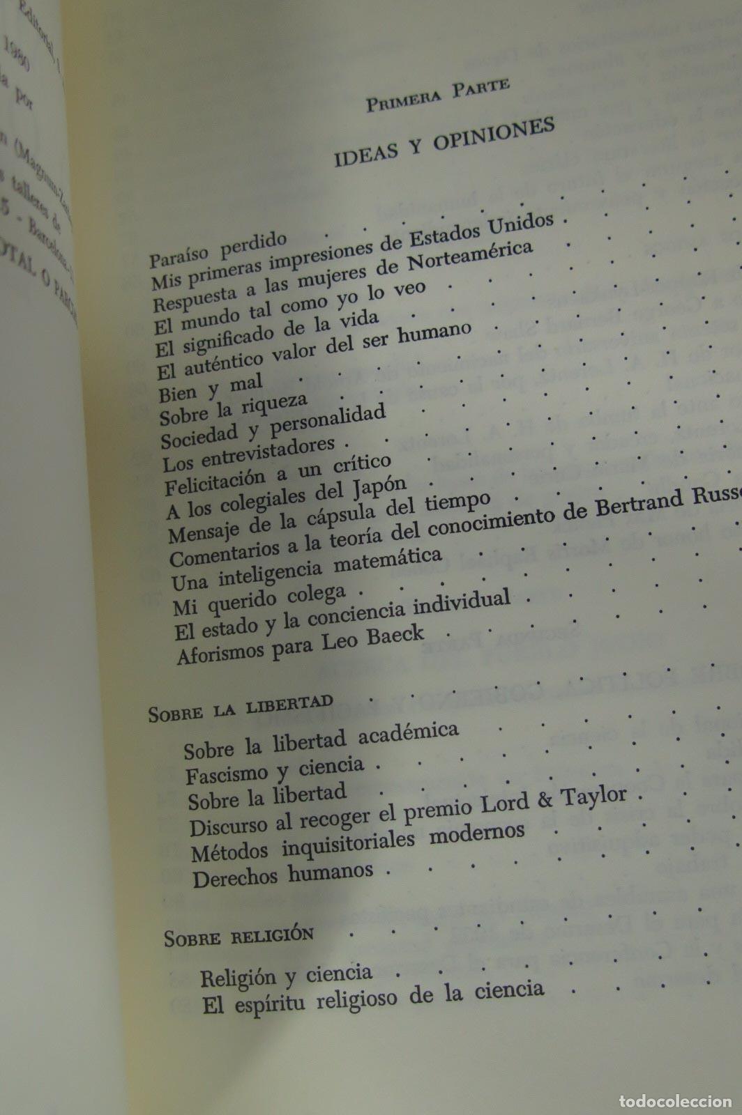 Libros de segunda mano: Mis Ideas Y Opiniones. Albert Einstein - Foto 2