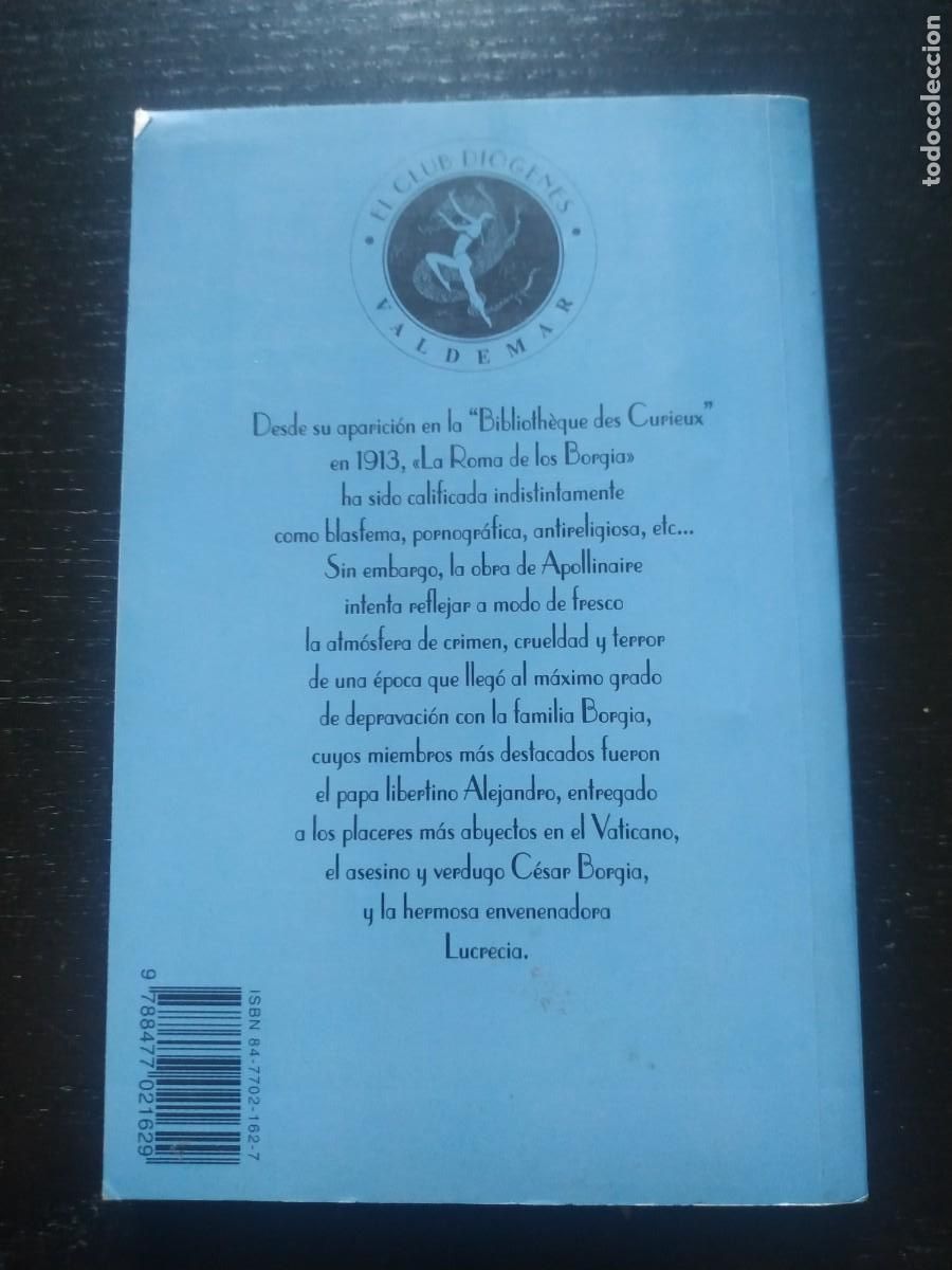 Libros de segunda mano: La Roma de los Borgia - Apollinaire. Valdemar Di&oacute;genes - Foto 2