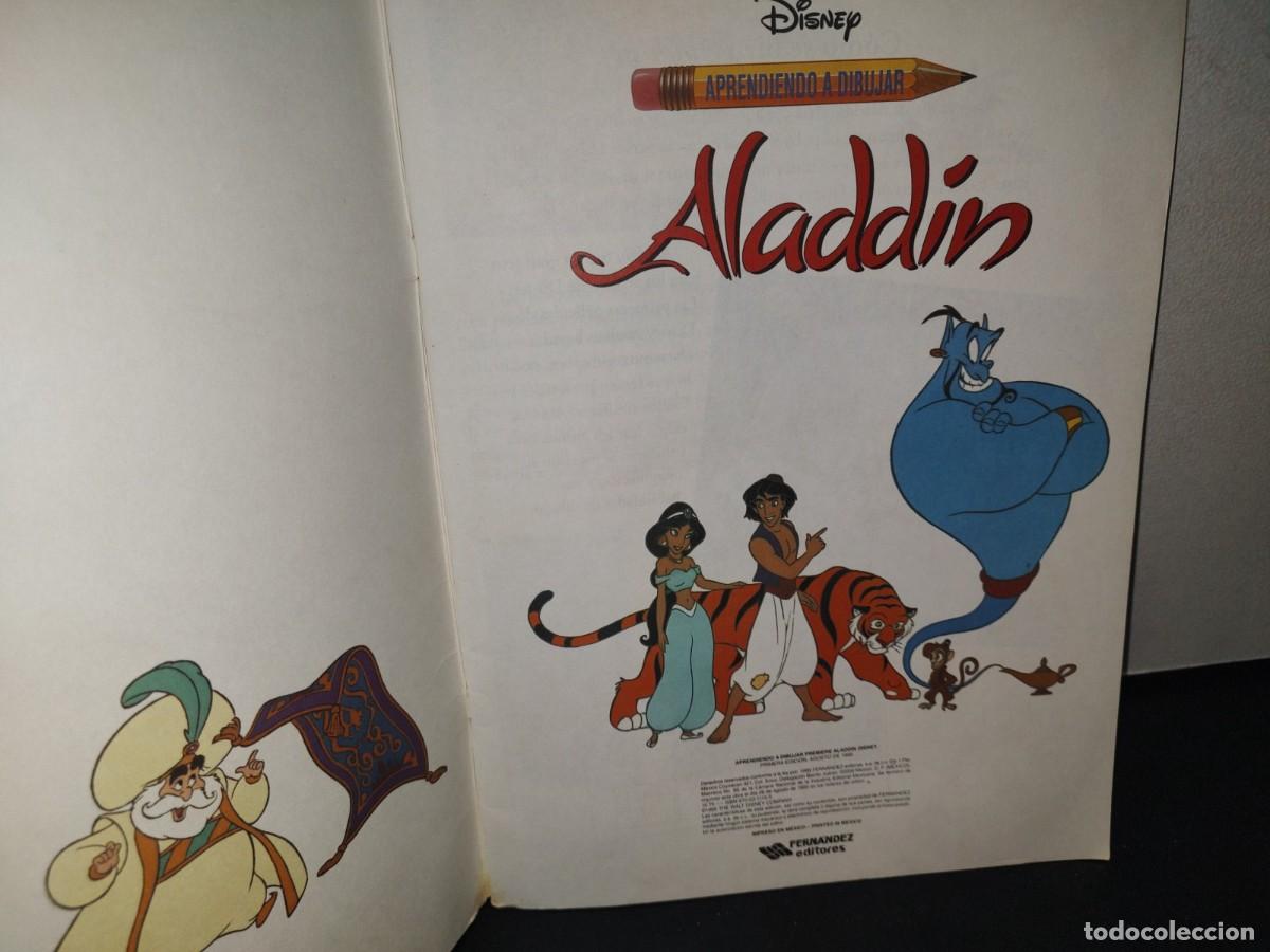 Libros de segunda mano: 72- DISNEY. APRENDIENDO A DIBUJAR. ALADDIN - Foto 3