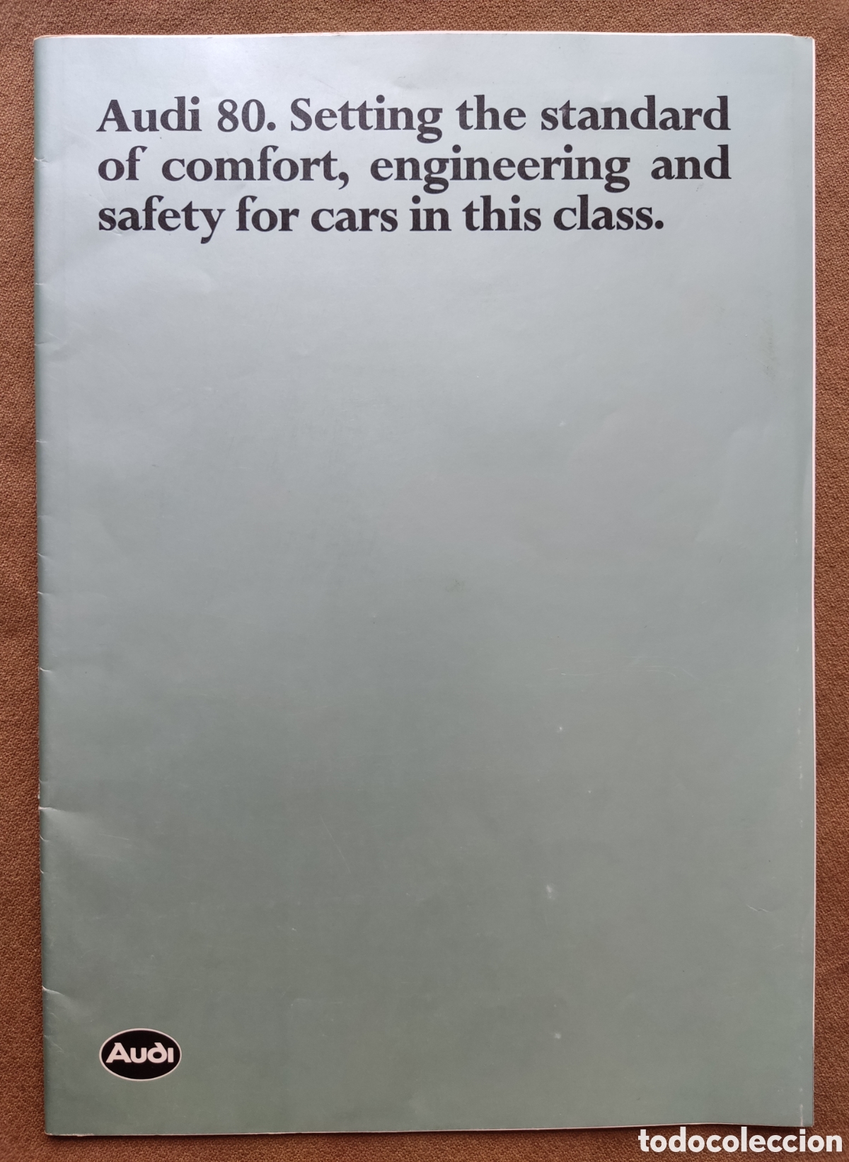 Libros de segunda mano: AUDI 80 CAT&Aacute;LOGO + FICHA T&Eacute;CNICA 1981 - Foto 2