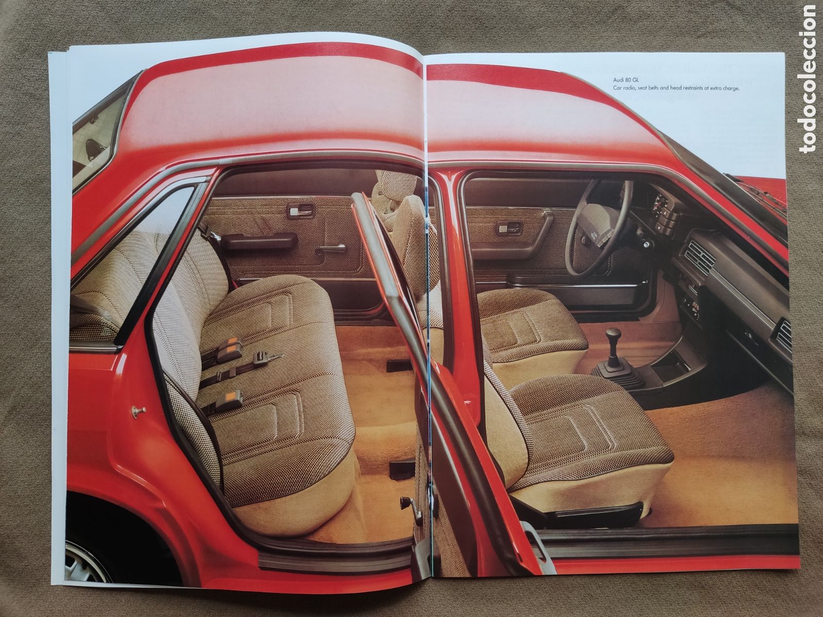 Libros de segunda mano: AUDI 80 CAT&Aacute;LOGO + FICHA T&Eacute;CNICA 1981 - Foto 5