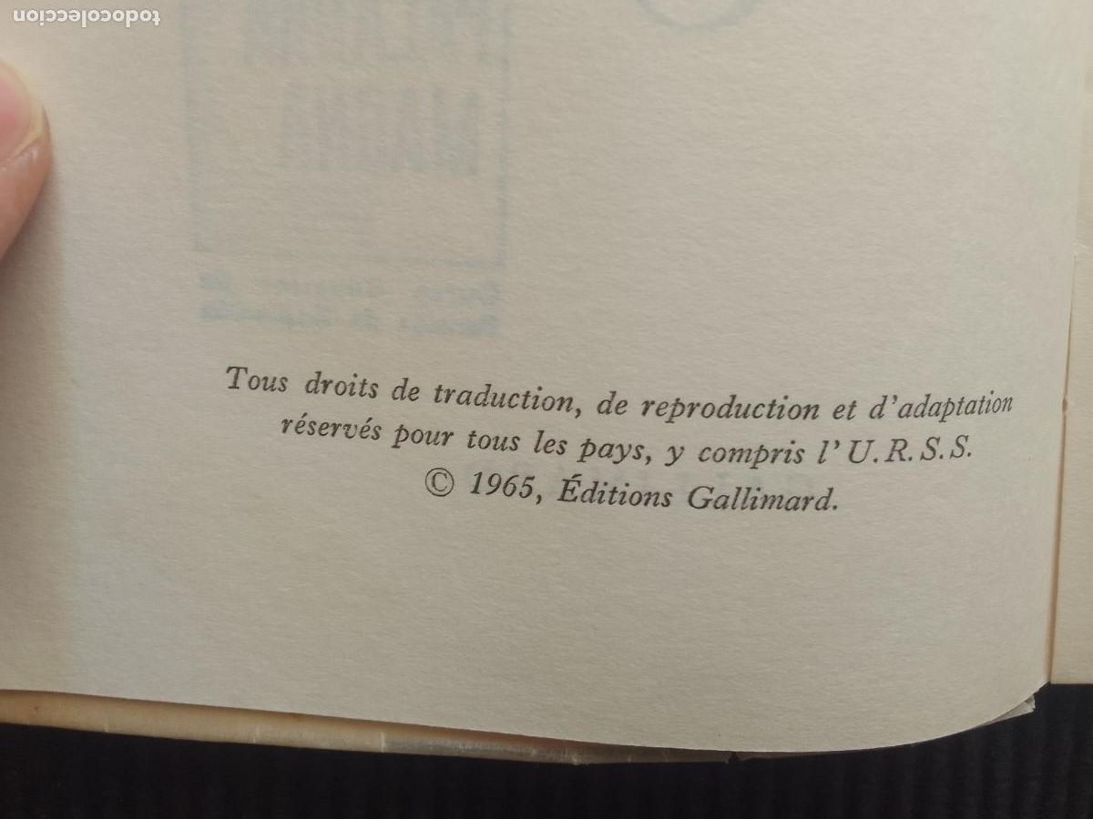 Libros de segunda mano: DISCOURS DE RECEPTION DE M. JACQUES RUEFF...ET REPONSE DE M. ANDRE MAUROIS. GALLIMARD 1965. - Foto 3