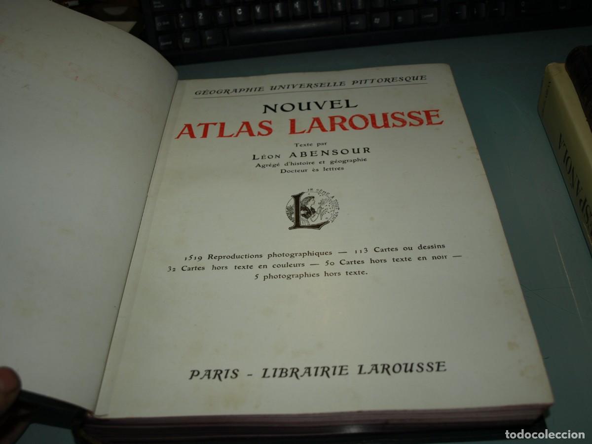 Libros de segunda mano: Nouvel Atlas Larousse, Leon Abensour - Foto 2