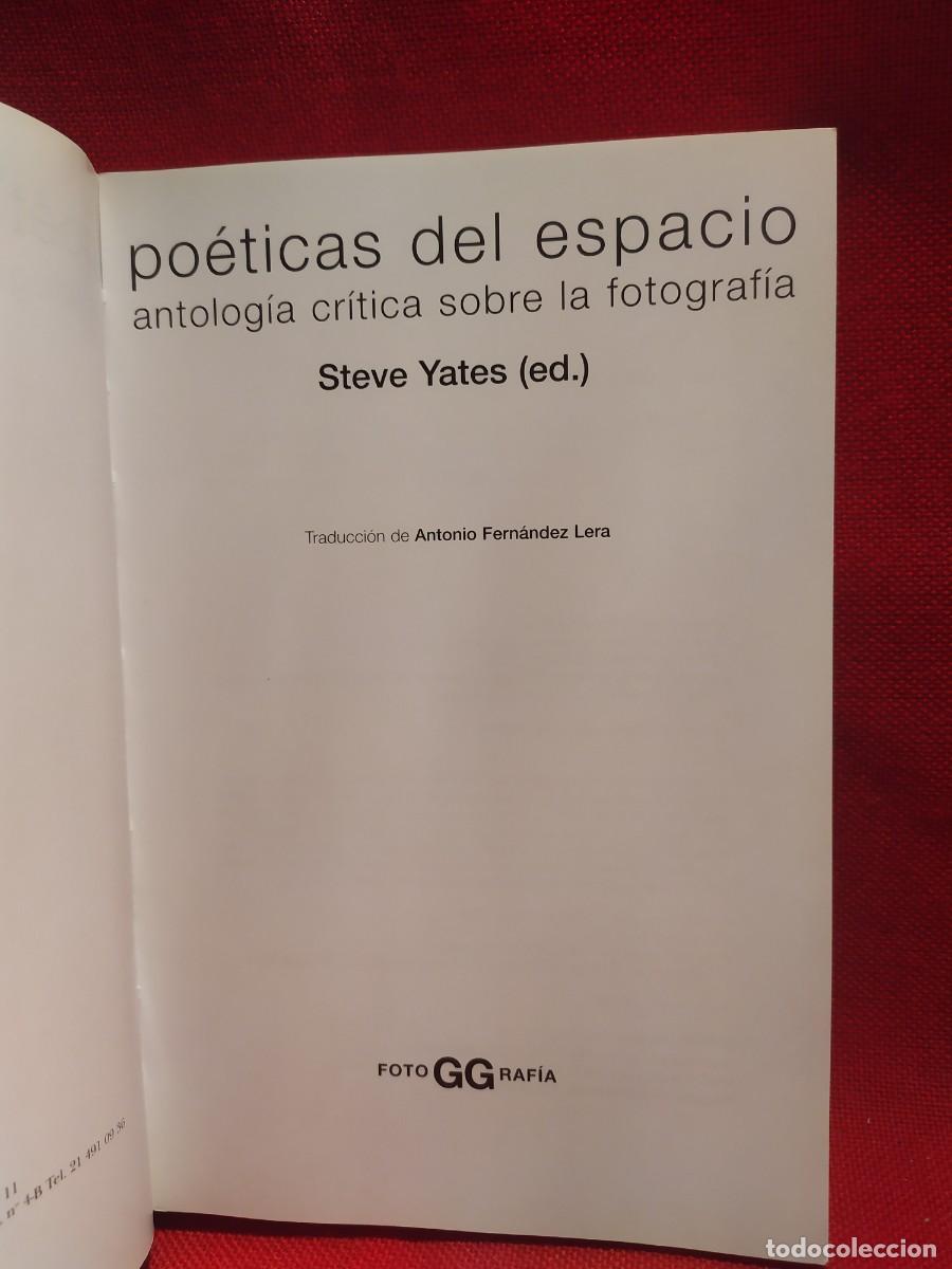 Libros de segunda mano: 2002. Po&eacute;ticas del espacio. Steve Yates. - Foto 2