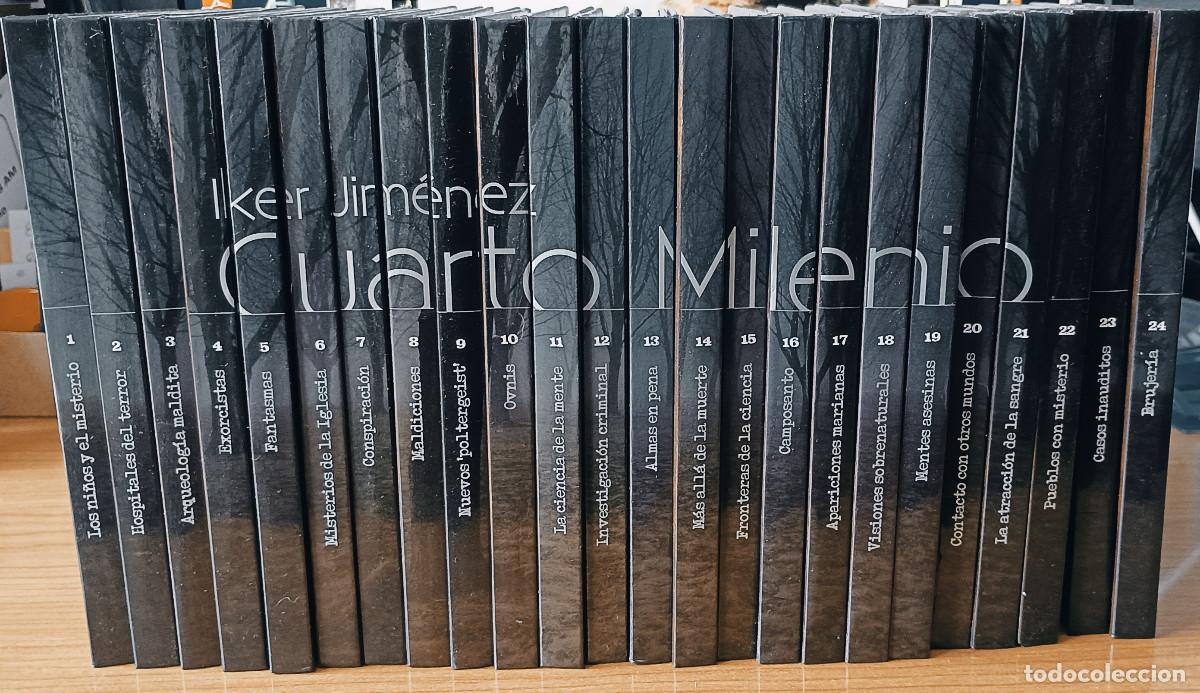 Libros de segunda mano: IKER JIM&Eacute;NEZ / CUARTO MILENIO 24 CD + LIBROS - Foto 1