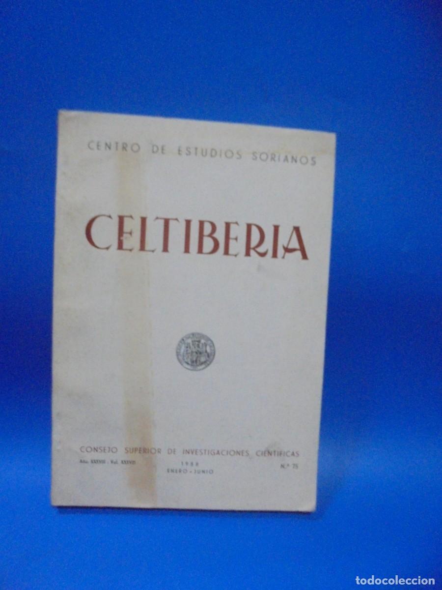 Libros de segunda mano: CELTIBERIA. CENTRO DE ESTUDIOS SORIANOS. 1988. PAGS : 183. - Foto 1