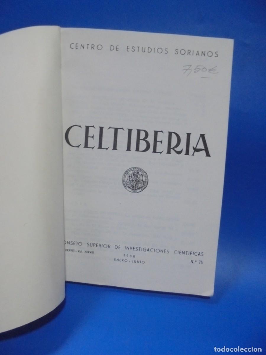 Libros de segunda mano: CELTIBERIA. CENTRO DE ESTUDIOS SORIANOS. 1988. PAGS : 183. - Foto 2