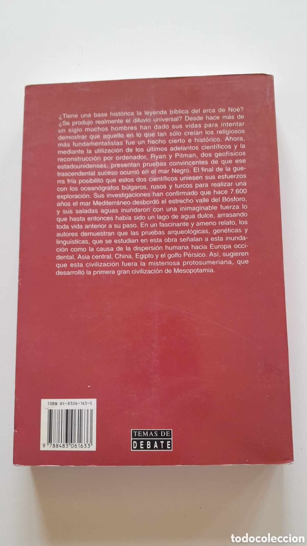 Libros de segunda mano: EL DILUVIO UNIVERSAL. WILLIAM RYSN Y WALTER PITMAN. TEMAS DE DEBATE - Foto 2