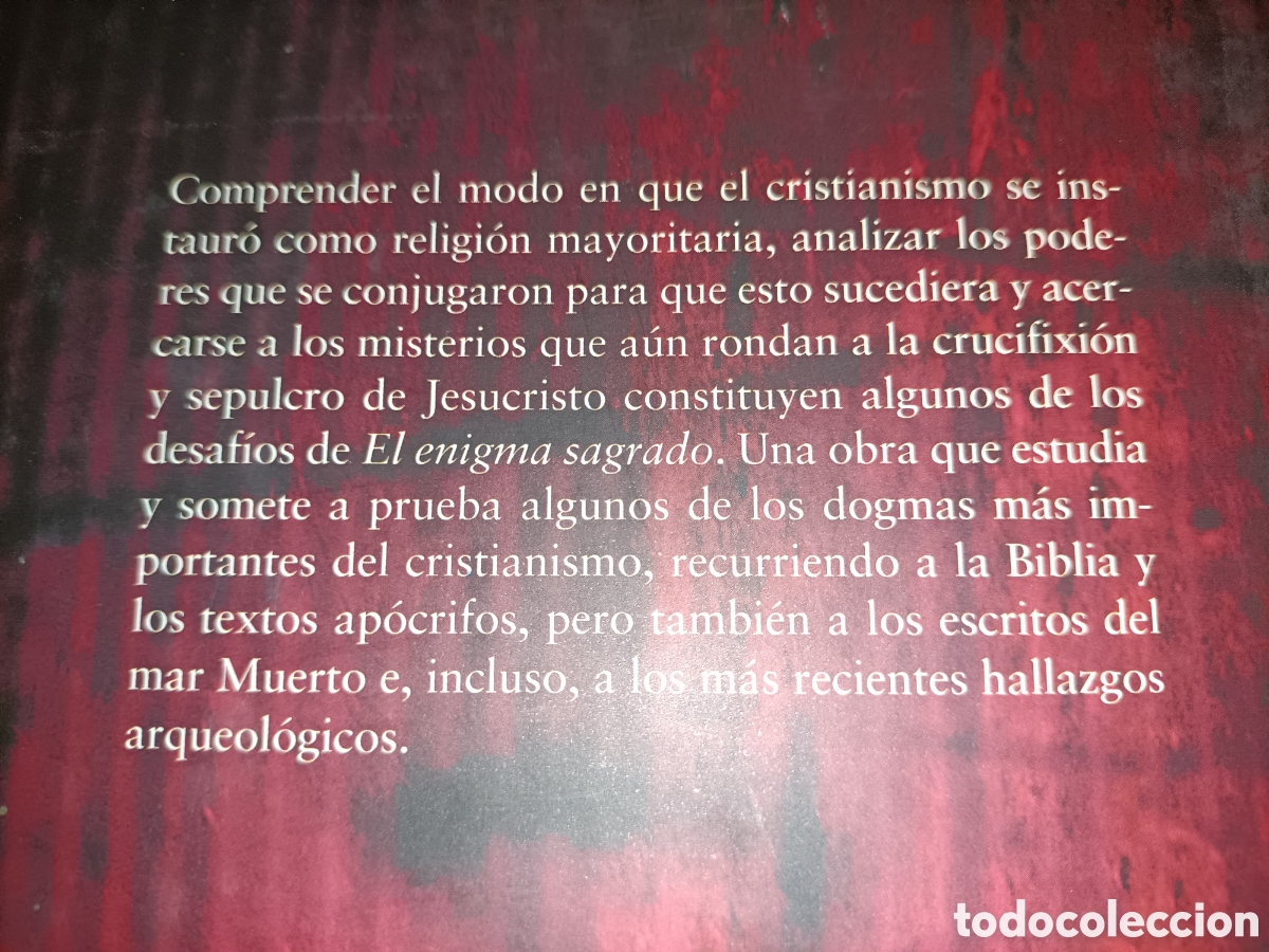 Libros de segunda mano: El enigma sagrado. Baigent. Leigh. Lincoln. C&iacute;rculo de lectores. - Foto 2
