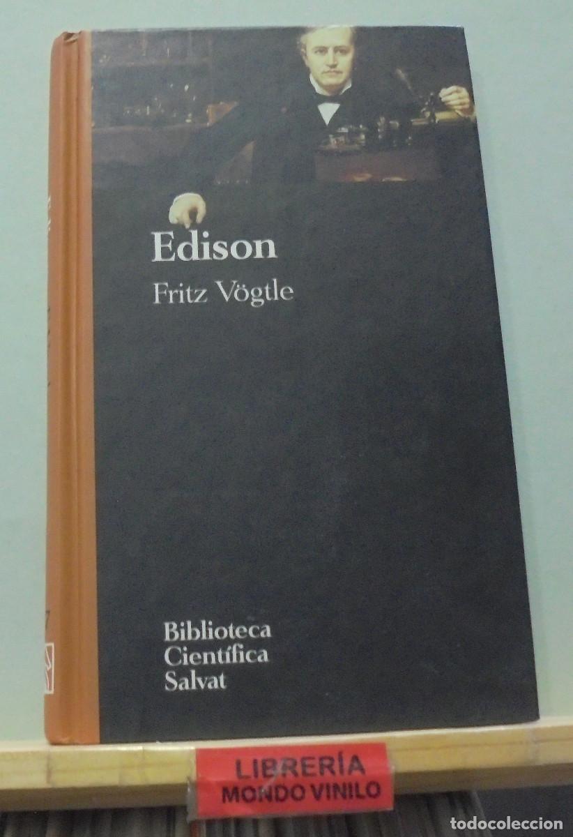 Libros de segunda mano: Edison. Fritz V&ouml;gtle. Biblioteca cient&iacute;fica Salvat - Foto 1
