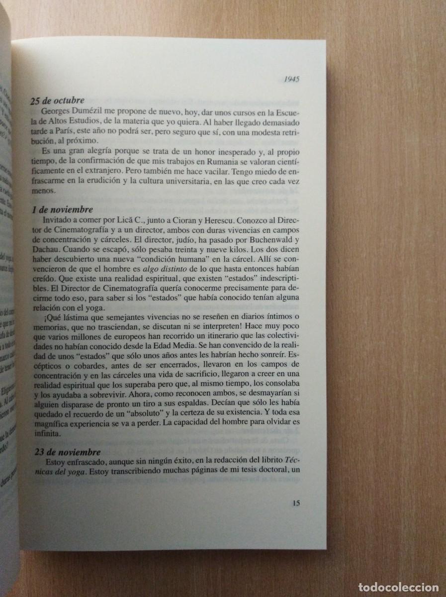 Libros de segunda mano: DIARIO 1945-1969. Mircea Eliade - Foto 6