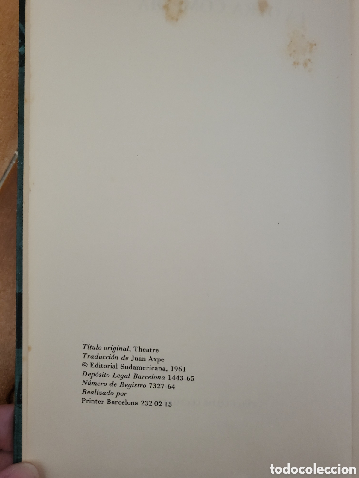 Libros de segunda mano: La Otra Comedia - Somerset Maugham (Ed. C&iacute;rculo de Lectores) 1961 - Foto 4