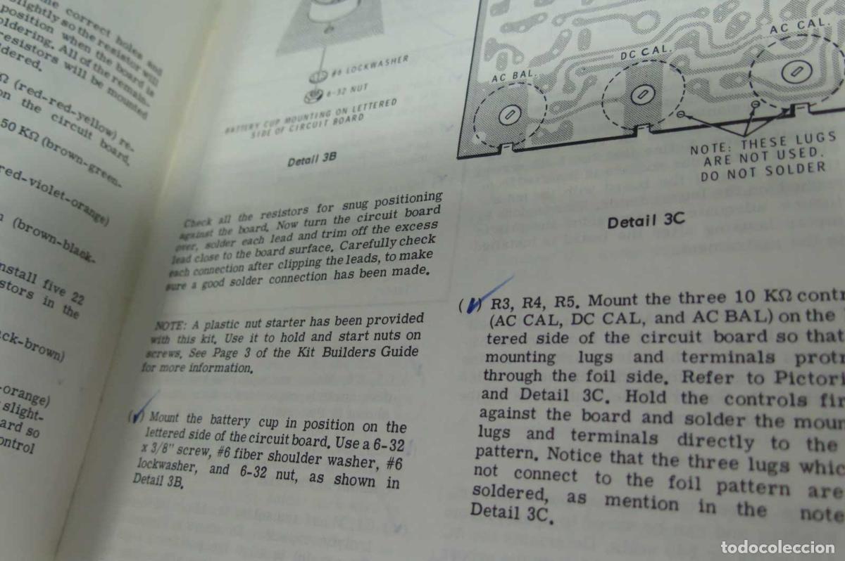 Libros de segunda mano: Assembling and Using Your.Heathkit Vacuum Tube Voltmeter Model IM-18 - Foto 3