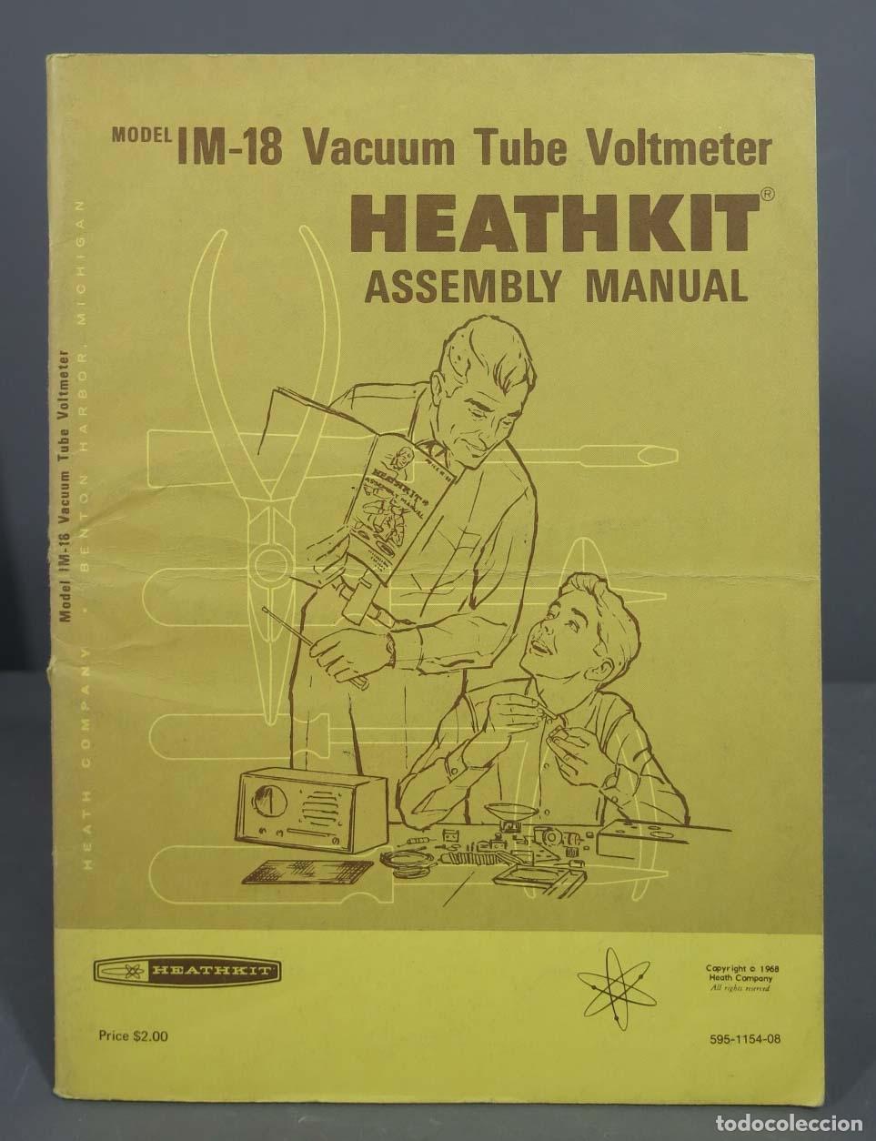 Libros de segunda mano: Assembling and Using Your.Heathkit Vacuum Tube Voltmeter Model IM-18 - Foto 1
