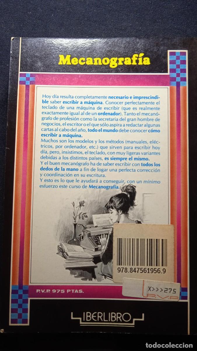 Libros de segunda mano: Antiguo libro Mecanograf&iacute;a. - Foto 2