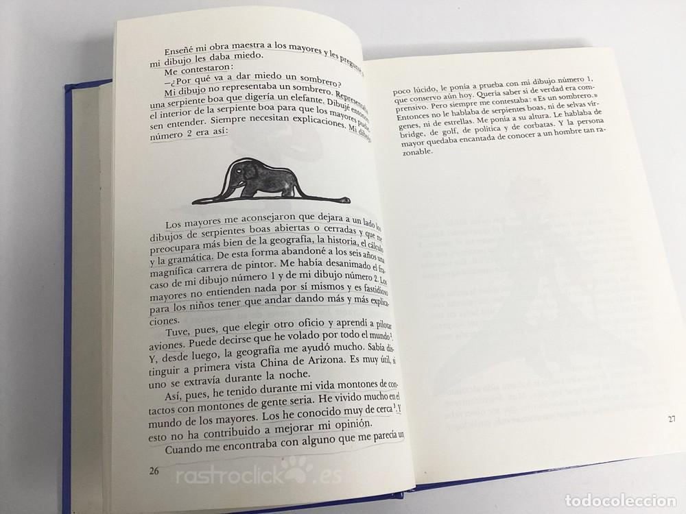 Libros de segunda mano: Libro El Principito Edici&oacute;n Biling&uuml;e 1989 - Foto 9