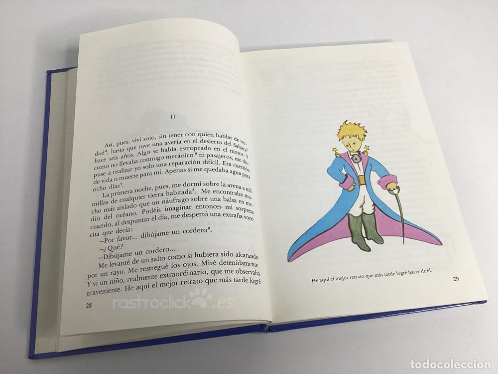 Libros de segunda mano: Libro El Principito Edici&oacute;n Biling&uuml;e 1989 - Foto 10