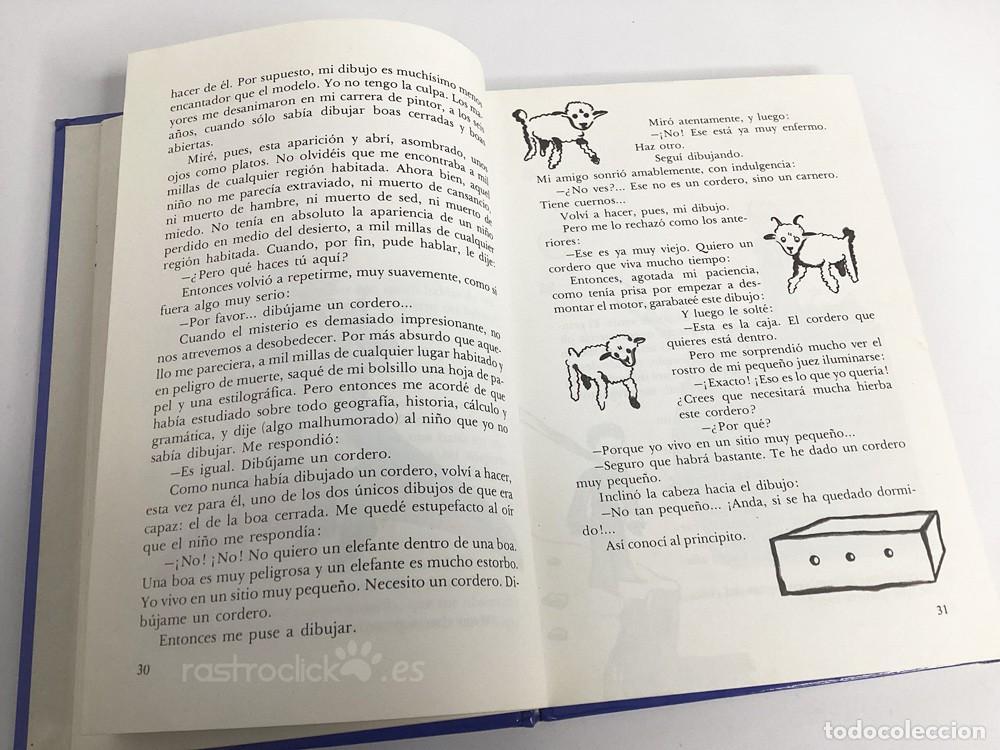 Libros de segunda mano: Libro El Principito Edici&oacute;n Biling&uuml;e 1989 - Foto 11