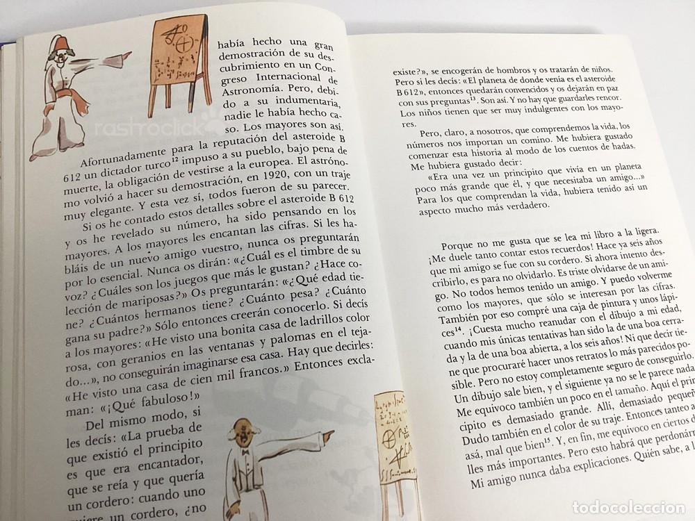 Libros de segunda mano: Libro El Principito Edici&oacute;n Biling&uuml;e 1989 - Foto 12
