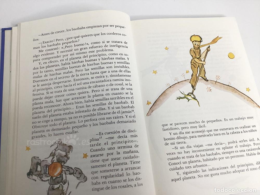 Libros de segunda mano: Libro El Principito Edici&oacute;n Biling&uuml;e 1989 - Foto 13