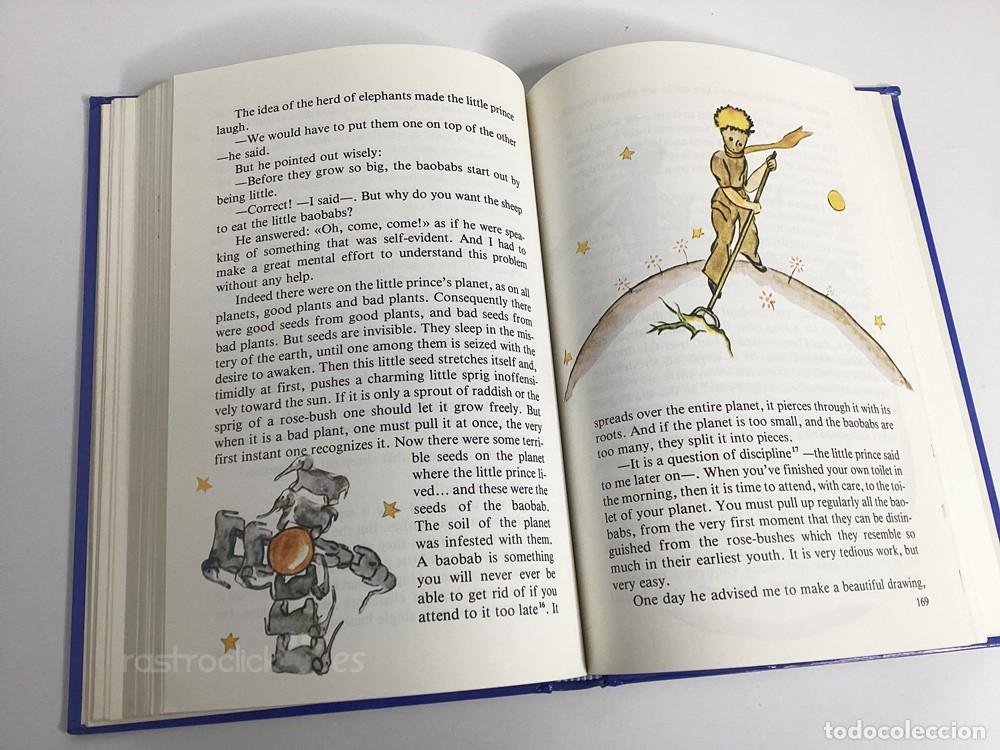 Libros de segunda mano: Libro El Principito Edici&oacute;n Biling&uuml;e 1989 - Foto 15