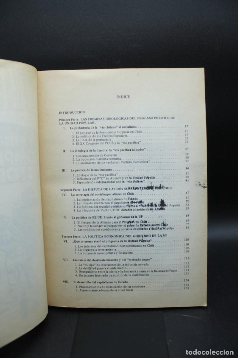 Libros de segunda mano: CHILE UN ENSAYO DE COMPROMISO HIST&Oacute;RICO JORGE PALACIOS 1978 - Foto 4