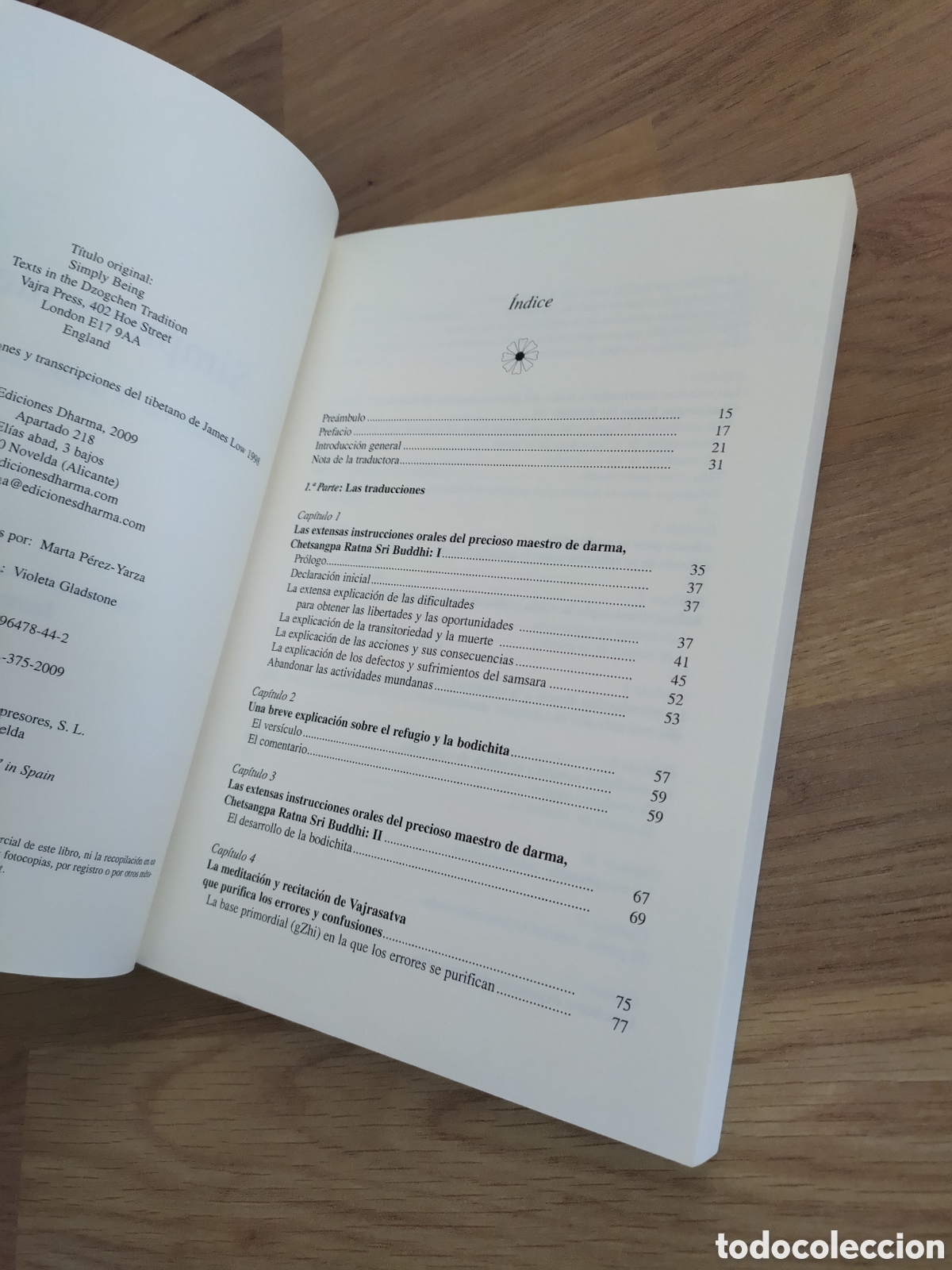 Libros de segunda mano: Simplemente ser. Textos de la tradici&oacute;n dsogchen. James Low. - Foto 4