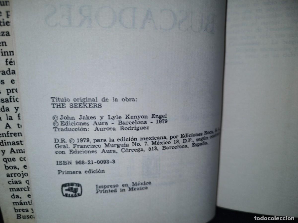 Libros de segunda mano: 73- LOS BUSCADORES - JOHN JAKES - PRIMERA EDICI&Oacute;N 1979 - Foto 3