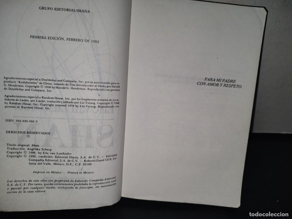 Libros de segunda mano: 73- SHAN - ERIC VAN LUSTBADER - PRIMERA EDICI&Oacute;N 1992 - Foto 5