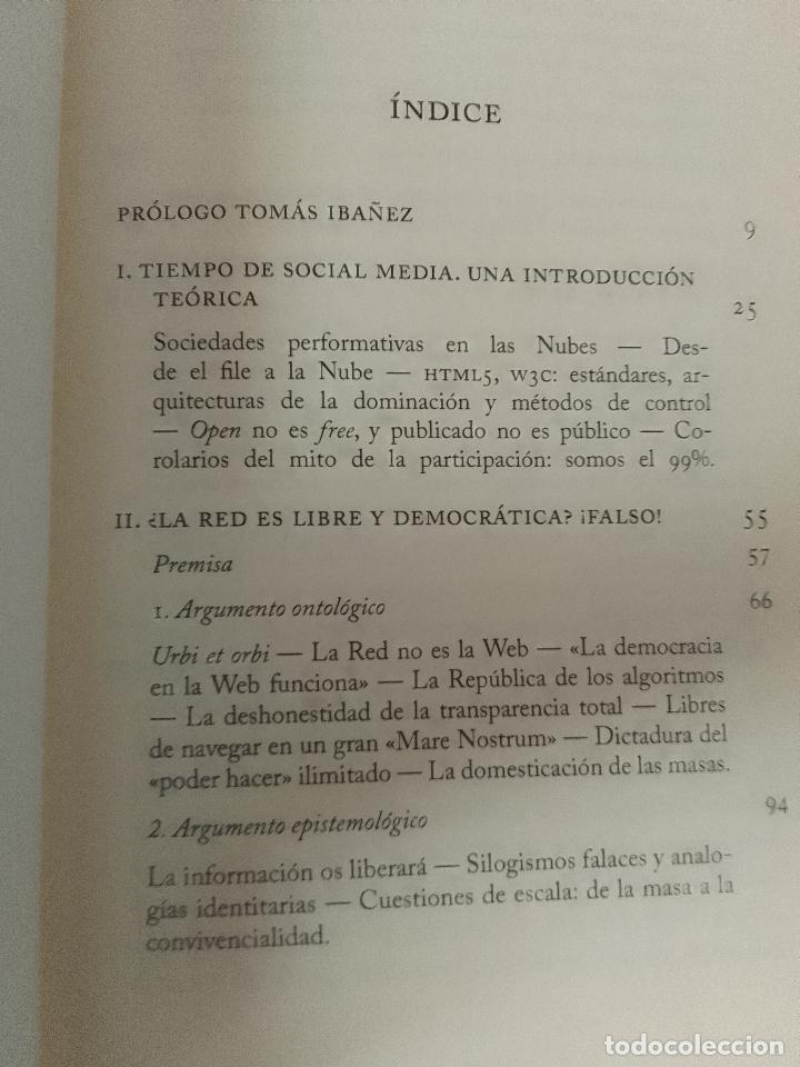 Libros de segunda mano: Ippolita: &Iacute;dolos. &iquest;La Red es libre y democr&aacute;tica? &iexcl;Falso! (Enclave de Libros. 2016) - Foto 3