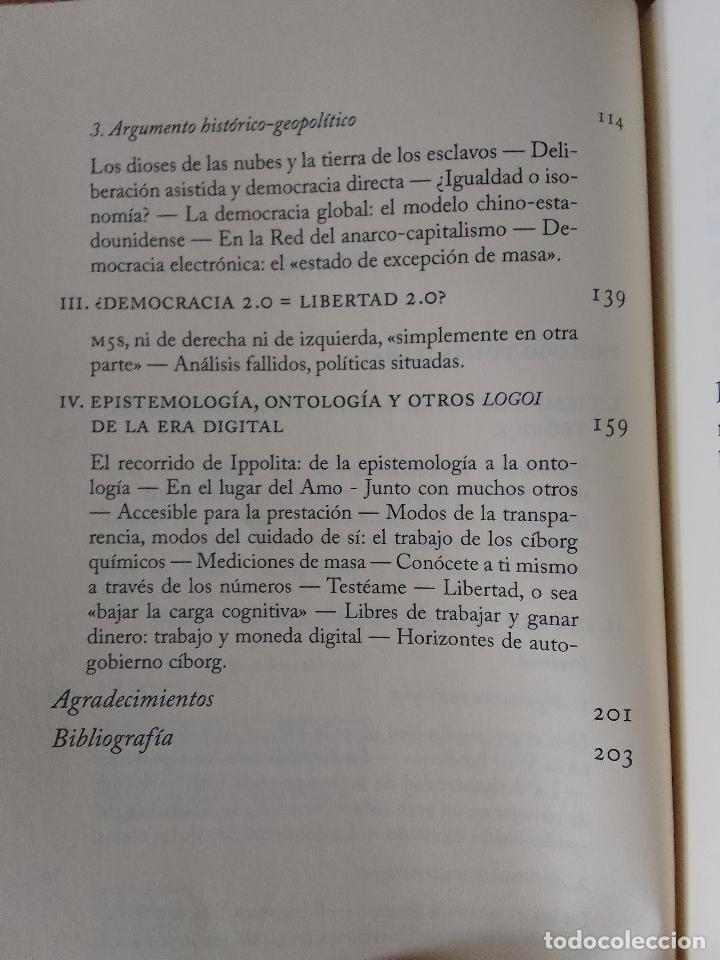 Libros de segunda mano: Ippolita: &Iacute;dolos. &iquest;La Red es libre y democr&aacute;tica? &iexcl;Falso! (Enclave de Libros. 2016) - Foto 4