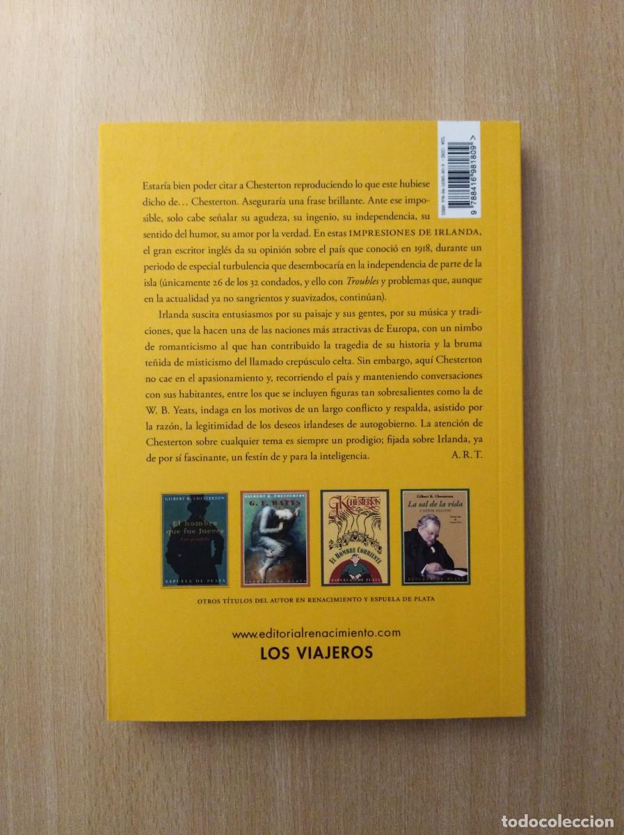 Libros de segunda mano: IMPRESIONES DE IRLANDA. G. K. Chesterton - Foto 2
