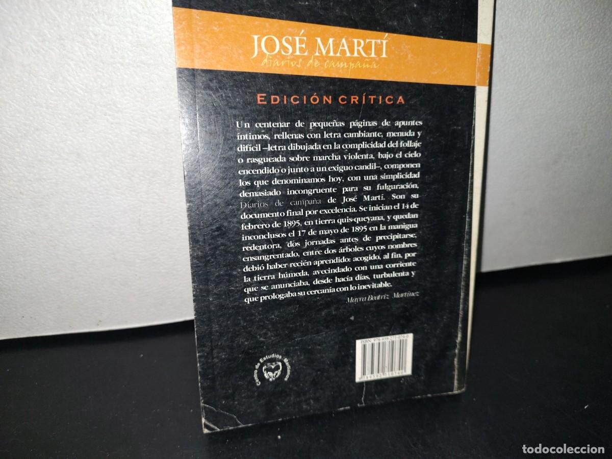 Libros de segunda mano: 73- JOS&Eacute; MART&Iacute;. DIARIOS DE CAMPA&Ntilde;A - Foto 3