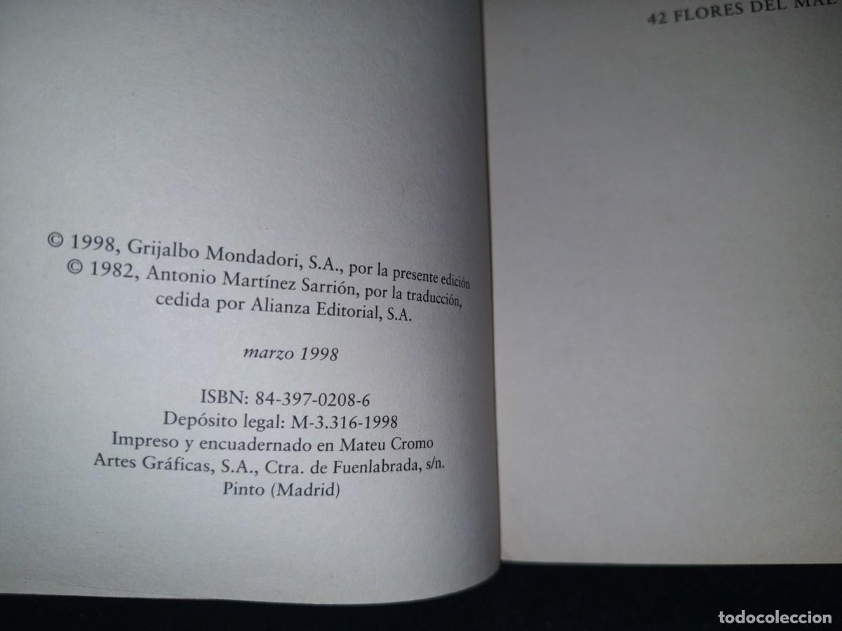 Libros de segunda mano: 73- CHARLES BAUDELAIRE. 42 FLORES DEL MAL - Foto 4