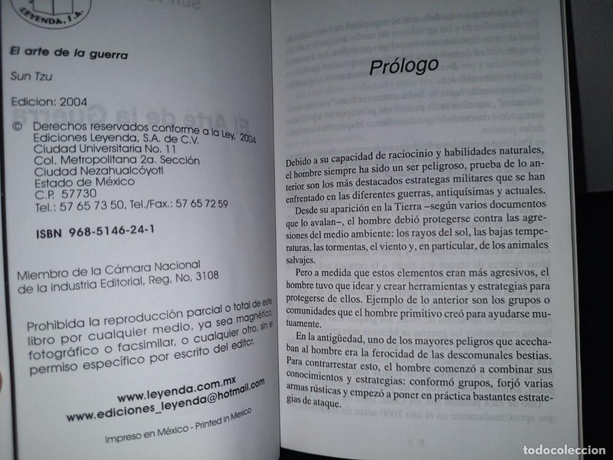 Libros de segunda mano: 73- EL ARTE DE LA GUERRA - SUN TZU - 2004 - Foto 3