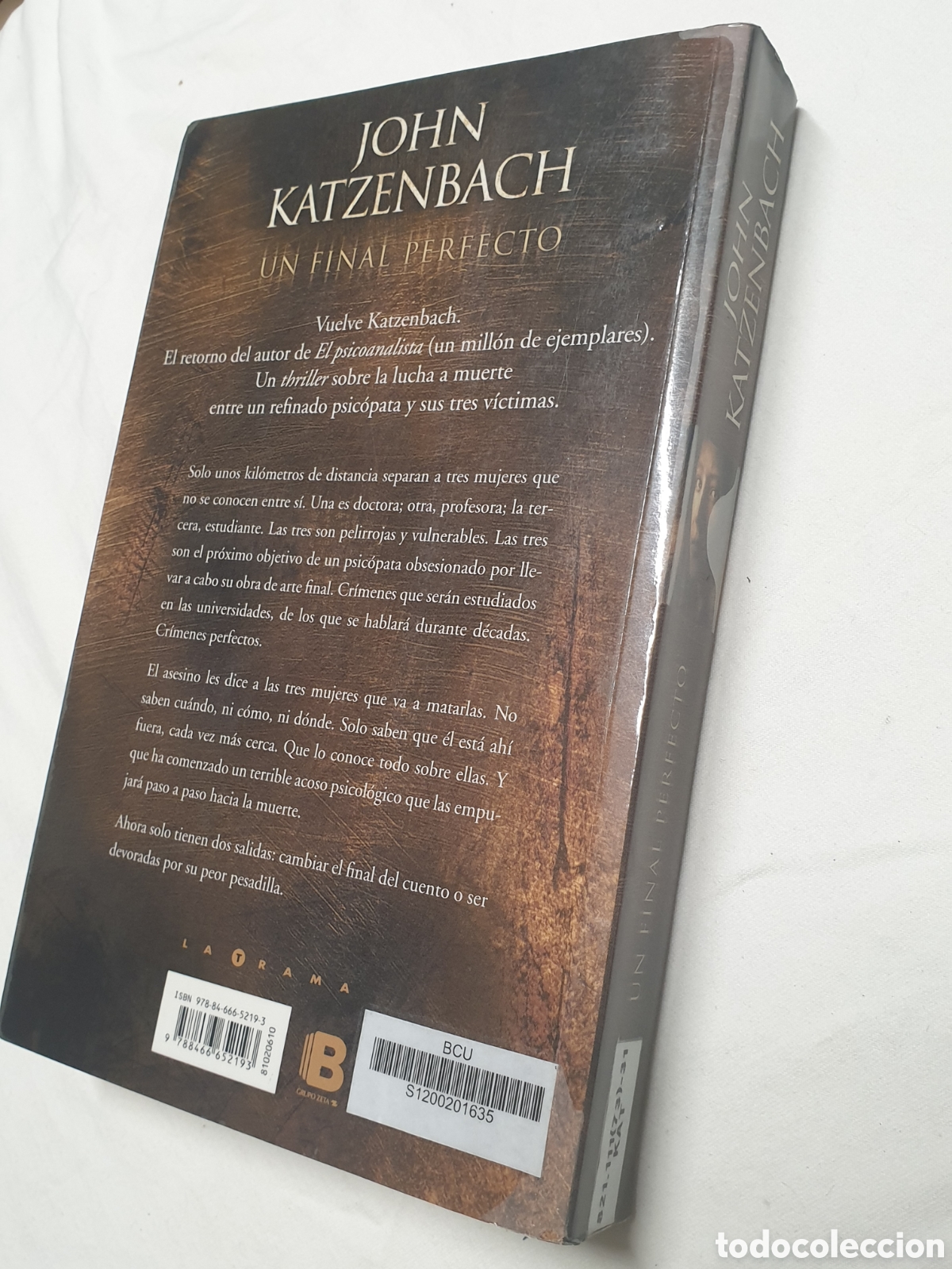 Libros de segunda mano: Un final perfecto John Katzenbach Grupo Z 2012 - Foto 2