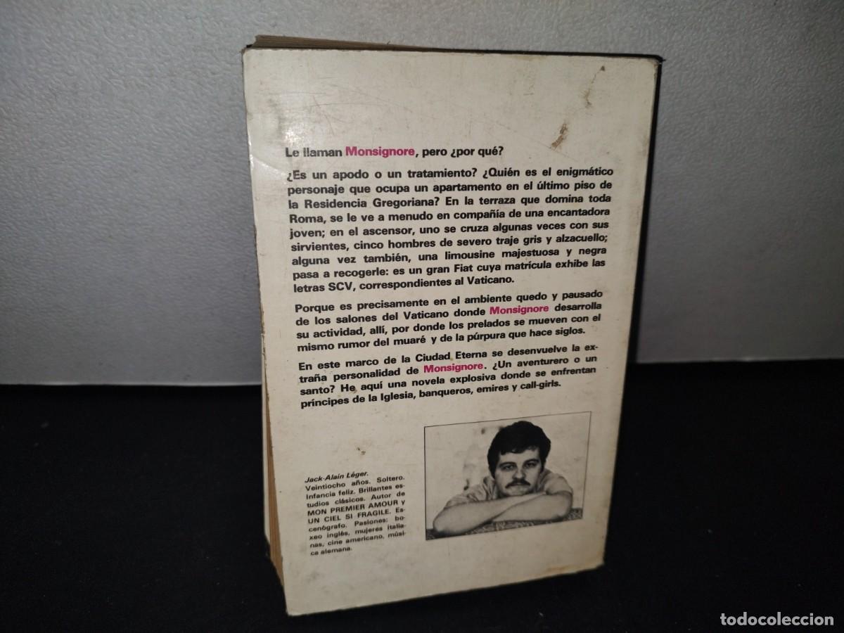 Libros de segunda mano: 73- MONSIGNORE - JACK-ALAIN LEGER - 1977 - Foto 3